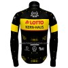 Set Fietsshirt Lange Mouw + Lange Koersbroek 2023 Lotto-Kern Haus Geel Zwart
